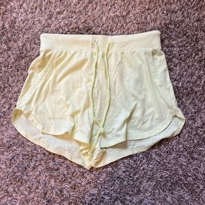 A yellow short